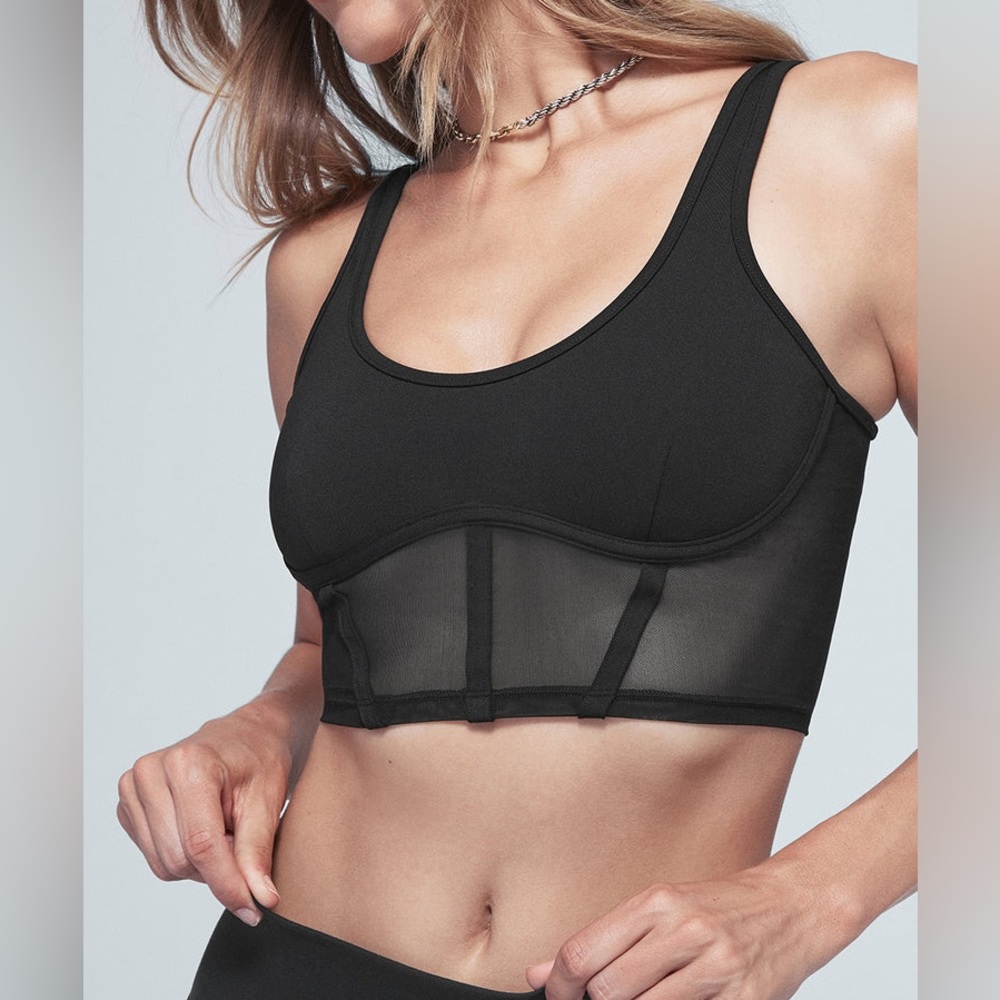 Alo Yoga Airbrush Mesh Corset Tank